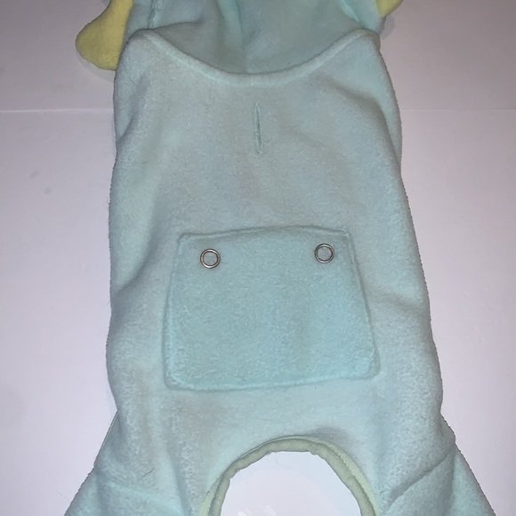 XS Dino PJ Onzie Top Paw Petco Blue Yellow - Picture 9 of 13